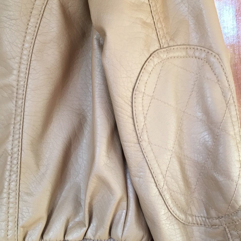 Tan Leather Jacket - Picture 6 of 6